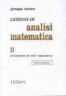 Lezioni di analisi matematica vol.2