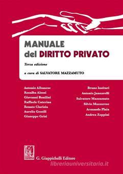 Manuale Del Diritto Privato Giappichelli Libreria