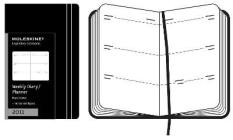 Moleskine 12 mesi -- Weekly Diary -- Extra Small -- Copertina rigida Nera 2011