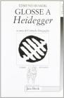 Glosse a Heidegger