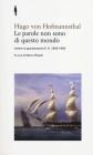Le parole non sono di questo mondo. Lettere al guardiamarina E. K. 1892-1895