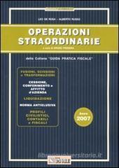 Operazioni straordinarie Operazioni straordinarie