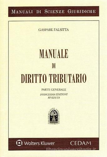 Manuale Di Diritto Tributario Nuova Ediz Di Gaspare Falsitta