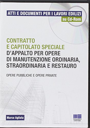 Contratto E Capitolato Speciale D Appalto Per Opere Di Manutenzione