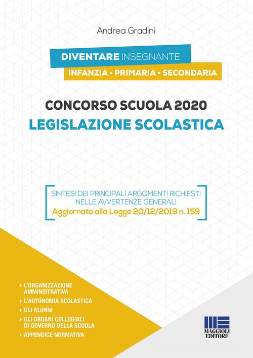 Concorso Scuola Legislazione Scolastica Andrea Gradini Libro