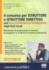 Concorso istruttore e istruttore direttivo area economico-finanziaria degli enti locali - Manuali