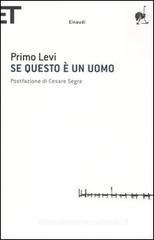 Primo Levi Se questo  un uomo