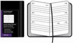 Moleskine 12 mesi - Weekly Diary orizzontale - Large - Copertina rigida nera 2012