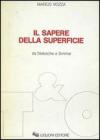 Il sapere della superficie. Da Nietzsche a Simmel
