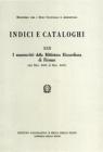 I manoscritti della Biblioteca riccardiana di Firenze