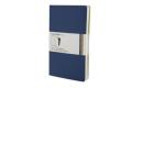 Moleskine large. Set 2 taccuini Volant a pagine bianche copertina blu