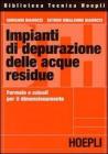 Impianti di depurazione delle acque residue. Formule e calcoli per il dimensionamento degli impianti