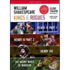 William Shakespeare. Kings & Rogues Box Set (Cofanetto 4 dvd)