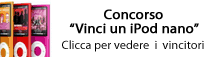 Pubblicati i vincitori del concorso Vinci un iPod nano con libreriauniversitaria.it