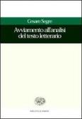 Avviamento all'analisi del testo letterario edito da Einaudi