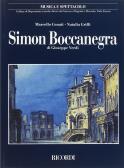 Simon Boccanegra di Giuseppe Verdi. Musica e spettacolo edito da Casa Ricordi