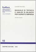 Manuale di tecnica e analisi di bilancio per giuristi d'impresa edito da Giuffrè