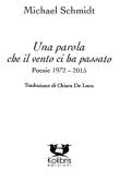 Una parola che il vento ci ha passato. Poesie 1972-2015. Ediz. italiana e tedesca edito da Kolibris