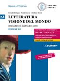 libro di Italiano letteratura per la classe 4 I della Scipione maffei di Verona