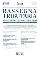 Ebook RASSEGNA TRIBUTARIA 3/2026 di AA.VV. edito da IlSole24Ore Professional