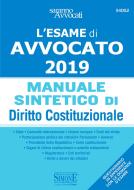 Ebook L'esame di Avvocato 2019 - Manuale sintetico di Diritto Costituzionale di Redazioni Edizioni Simone edito da Edizioni Simone
