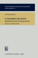 Ebook Il pensiero che sente - e-Book di Maria Paola Mittica edito da Giappichelli Editore