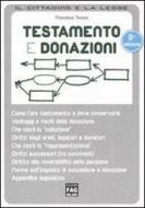 Ebook Testamento e donazioni di Francesco Tavano edito da FAG