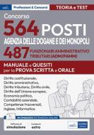 Ebook Concorso 564 posti Agenzia Dogane e Monopoli di AA. VV. edito da EdiSES Edizioni