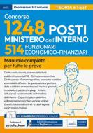 Ebook [EBOOK] Concorso 514 Funzionari economico finanziari Ministero dell'Interno di AA. VV. edito da EdiSES Edizioni