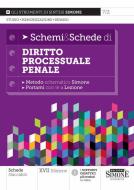 Ebook Schemi e Schede di Diritto Processuale Penale di Redazioni Edizioni Simone edito da Edizioni Simone