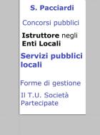 Ebook Concorso Istruttore Enti Locali - Servizi pubblici locali di S. Pacciardi edito da Publisher s15289