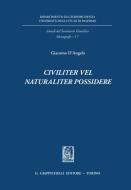 Ebook Civiliter vel naturaliter possidere - e-Book di Giacomo D'Angelo edito da Giappichelli Editore