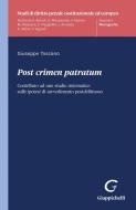 Ebook Post crimen patratum - e-Book di Giuseppe Toscano edito da Giappichelli Editore