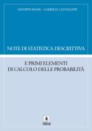 Ebook Note di statistica descrittiva e primi elementi di calcolo delle probabilità di Giuseppe Boari, Gabriele Cantaluppi edito da EDUCatt Università Cattolica