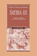 Ebook Satira III di Decimo Giunio Giovenale, Simona Manuela Manzella edito da Liguori Editore