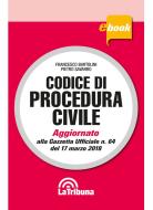 Ebook Codice di procedura civile commentato di Francesco Bartolini, Pietro Savarro edito da Casa Editrice La Tribuna