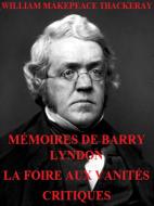 Ebook Mémoires de Barry Lyndon. La Foire aux vanités. di William Makepeace Thackeray edito da Youcanprint