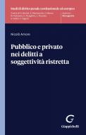 Ebook Pubblico e privato nei delitti a soggettività ristretta - e-Book di Nicolo' Amore edito da Giappichelli Editore