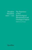 Discipline filosofiche. Ediz. italiana, francese, inglese e spagnola (2022) vol.1 edito da Quodlibet