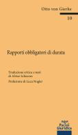 Rapporti obbligatori di durata edito da Pacini Giuridica