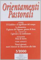 Orientamenti pastorali (2000) vol.3 edito da EDB