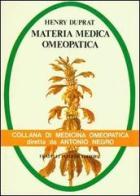 Materia medica omeopatica vol.3 di Henry Duprat edito da Palombi Editori