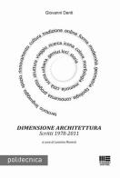Dimensione architettura di Giovanni Denti edito da Maggioli Editore