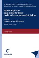 Diritto del governo delle società per azioni e delle società a responsabilità limitata edito da Giappichelli