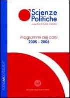 Agenda accademica 2005-2006. Facoltà di scienze politiche Torino edito da Artero