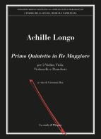 Primo quintetto in Re maggiore. Partitura di Achille Longo edito da La Scuola di Pitagora