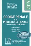 Codice penale e di procedura penale e leggi complementari di Franco Coppi, Alessio Lanzi, Alfredo Gaito edito da Dike Giuridica Editrice