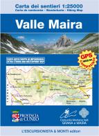 Valle Maira 1:25.000. Mappa escursionistica edito da L'Escursionista