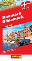 Danimarca-Danmark-Danemark 1:300.000 edito da Hallwag