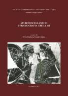 Studi miscellanei di ceramografia greca. Ediz. multilingue vol.7 edito da Ediarch (Catania)